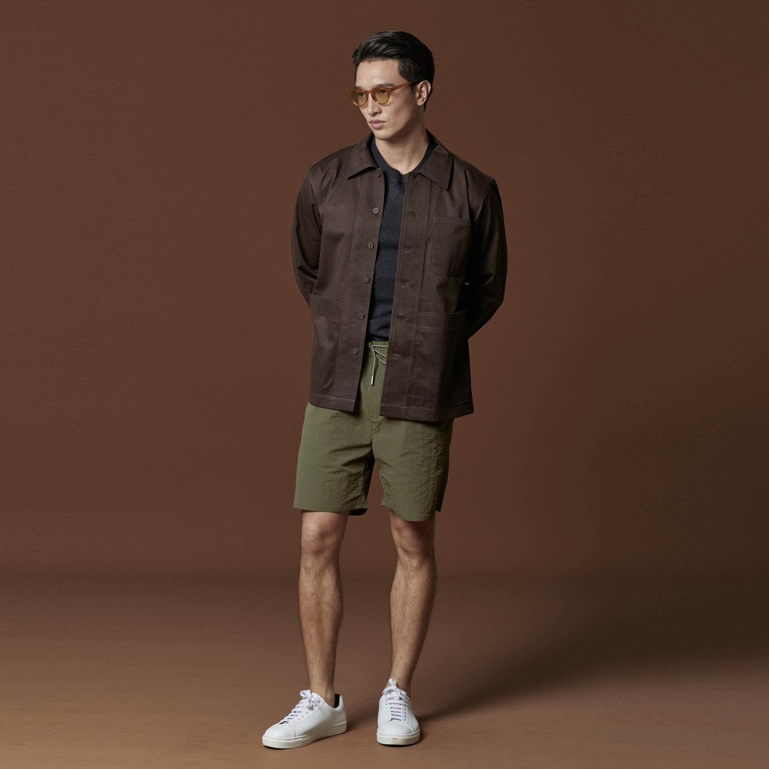 SHELBY KNIT TEE - DARK GREY