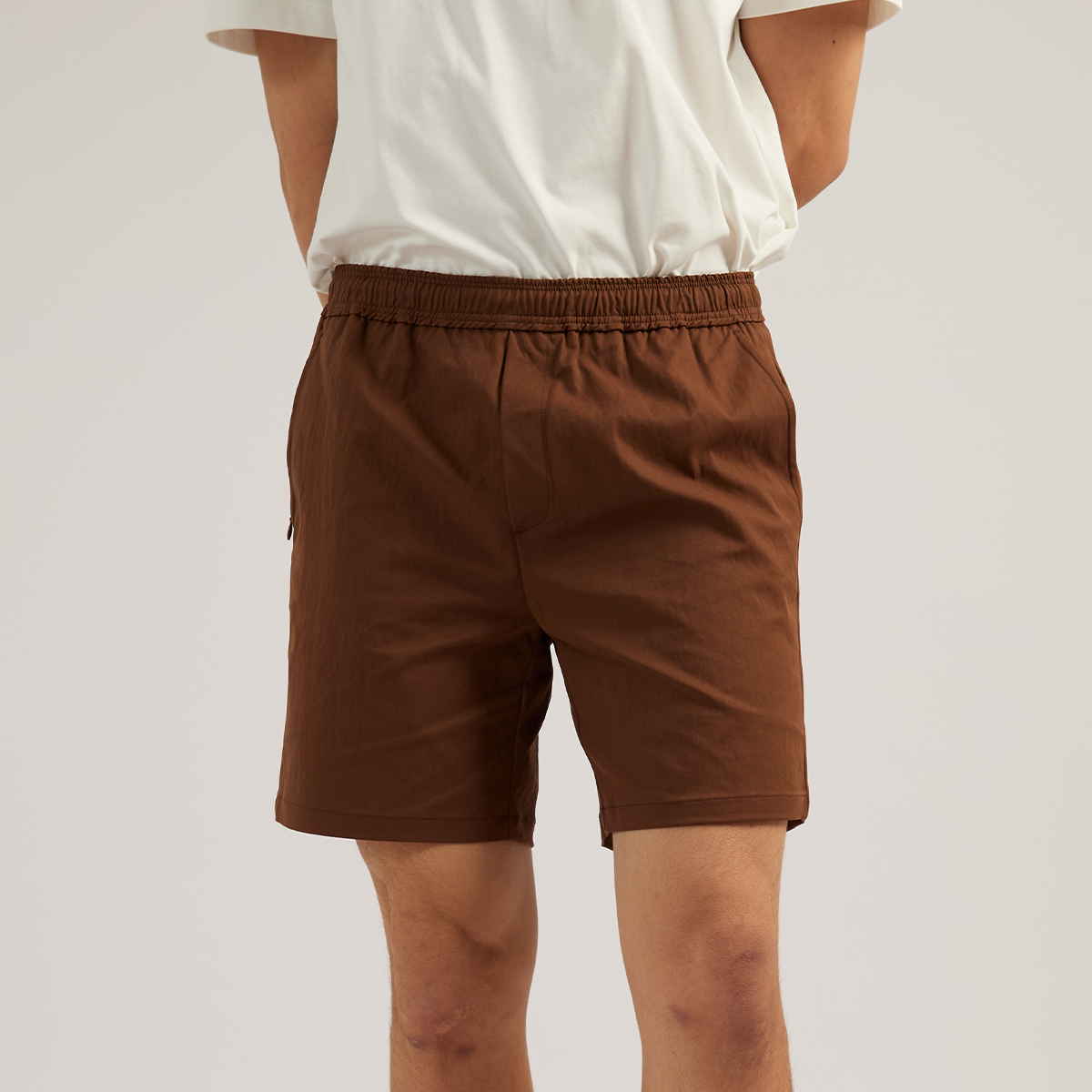 HARPER CASUAL SHORTS - BRICK