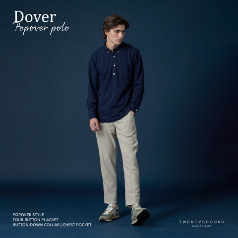 DOVER POPOVER POLO TEE - RED