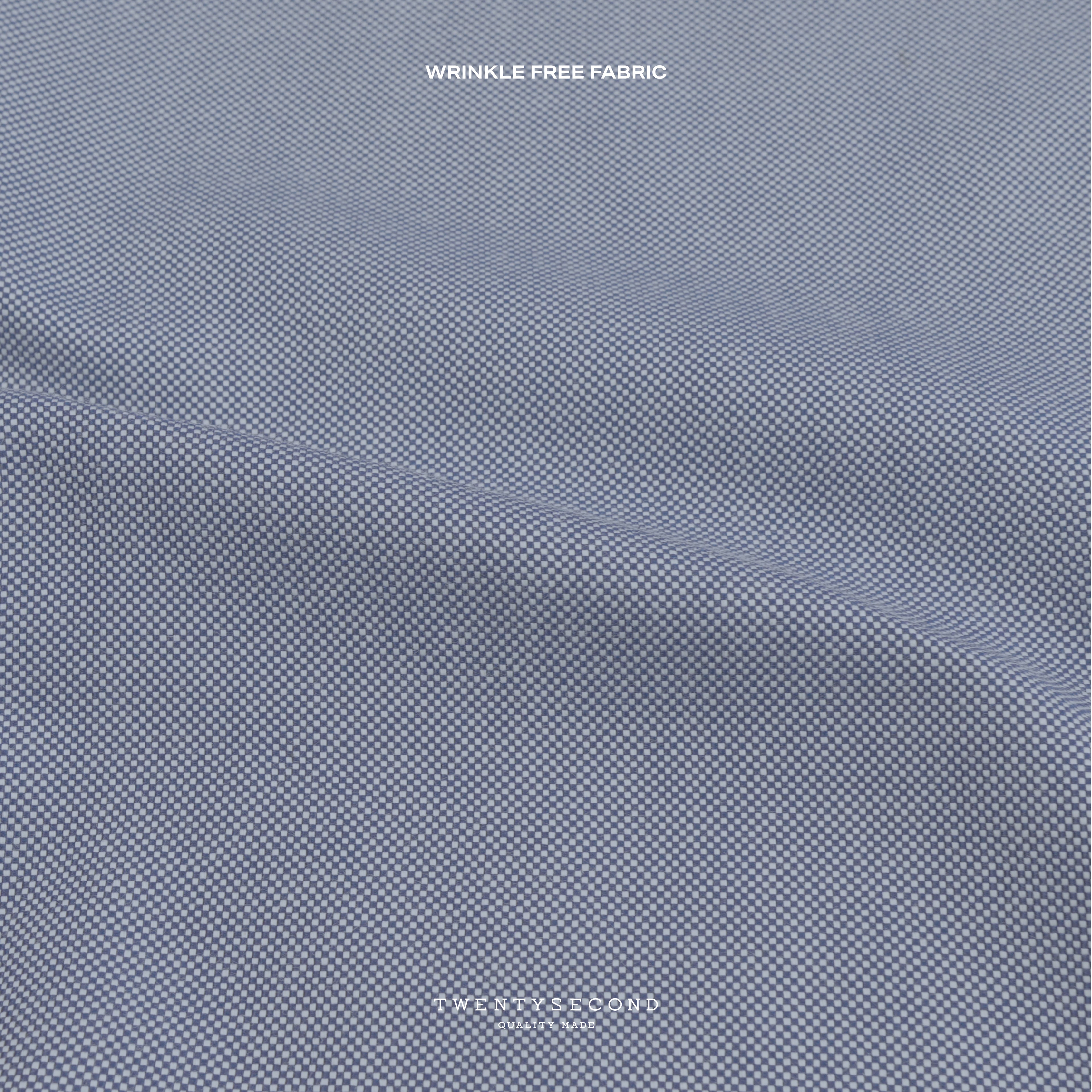 WRINKLE FREE BTD SHIRT - DARK BLUE (Slim Fit)