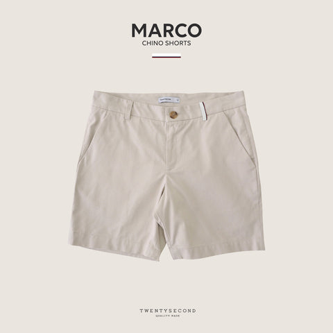 MARCO CHINO SHORTS - BEIGE (Extra Shorts)