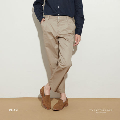 COLE STRETCH PANTS - OLIVE