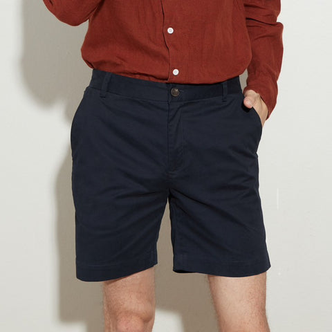 MEL CHINO SHORTS - NAVY (Extra shorts)