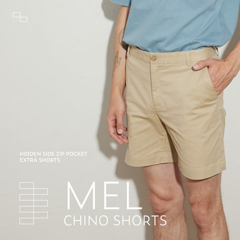 MEL CHINO SHORTS - OLIVE (Extra shorts)