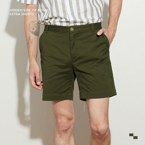 MEL CHINO SHORTS - BROWN (Extra shorts)