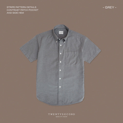 NYLON UTILITY TEE - BRICK (Relaxed fit)