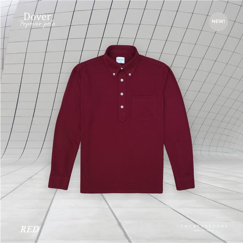 DOVER POPOVER POLO TEE - RED