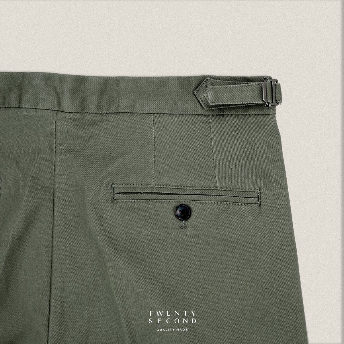 FRED CHINO PANTS - OLIVE
