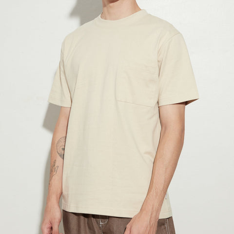 BROOK POCKET TEE - BLACK (Relaxed fit)