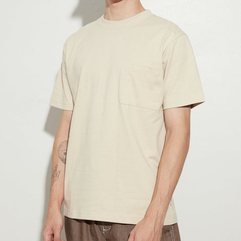 BROOK POCKET TEE - PALE GREEN (Relaxed fit)