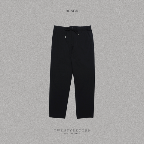 BONE TAILOR PANTS - BLACK