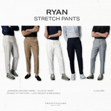 RYAN STRETCH PANTS - KHAKI