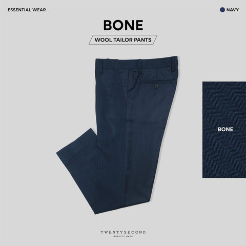 BONE TAILOR PANTS - NAVY