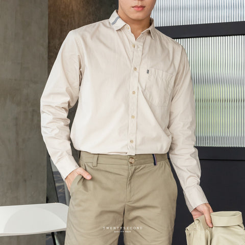 CUTAWAY NEW COLLAR SHIRT - BLACK