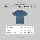 JAKE POCKET TEE - CHARCOAL GREY (Regular fit)
