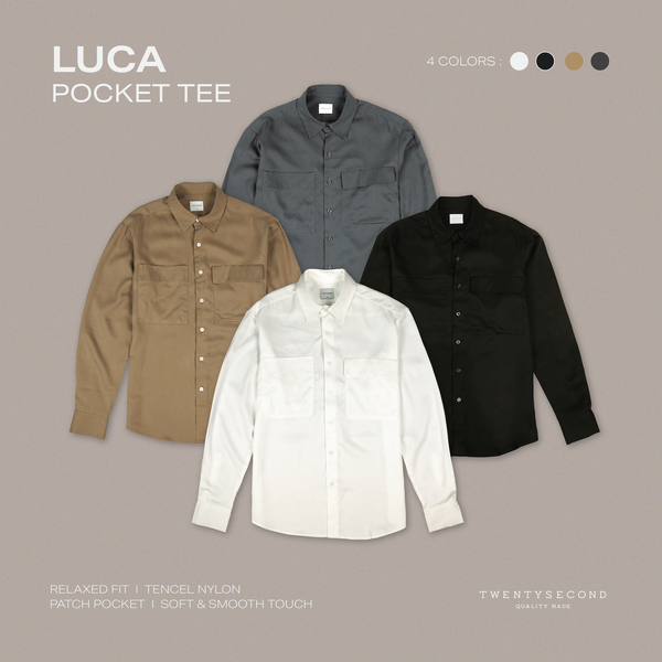 LUCA POCKET SHIRT - KHAKI