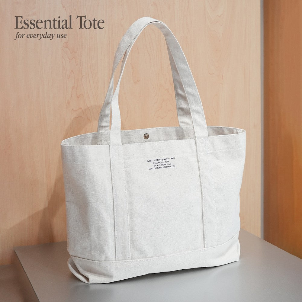 ESSENTIAL TOTE BAG - WHITE