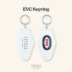 EVC KEYRING - WHITE