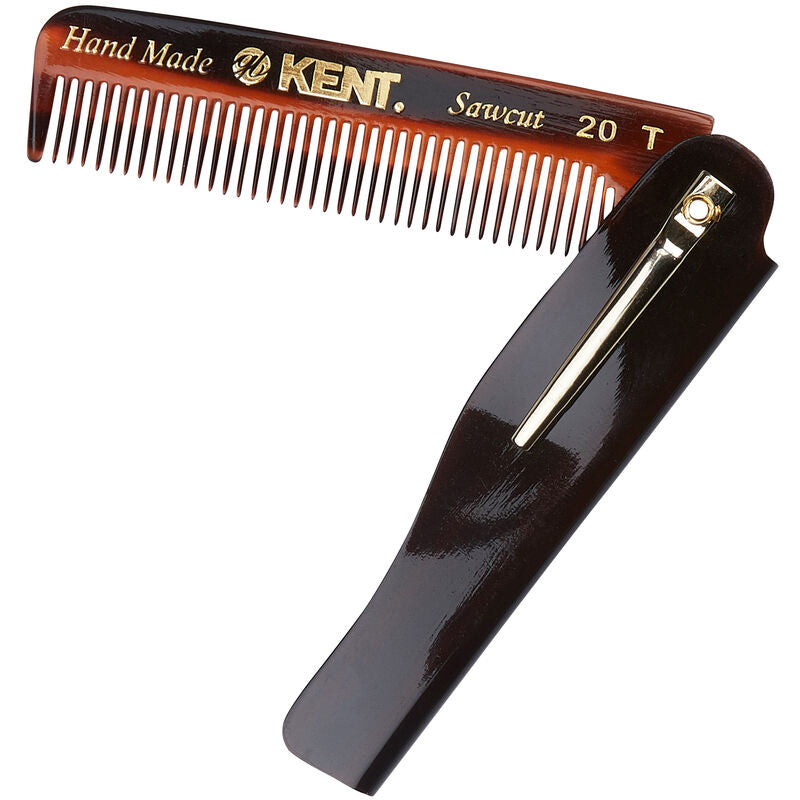 BROSH KENT - HANDMADE FOLDING COMB WITH CLIP