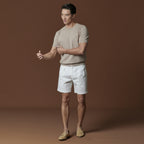 SHELBY KNIT TEE - BROWN