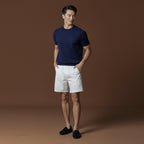 SHELBY KNIT TEE - NAVY