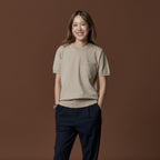 SHELBY KNIT TEE - WHITE