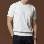 SHELBY KNIT TEE - WHITE