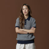 BRODY KNIT POLO - NAVY