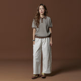 BRODY KNIT POLO - BROWN