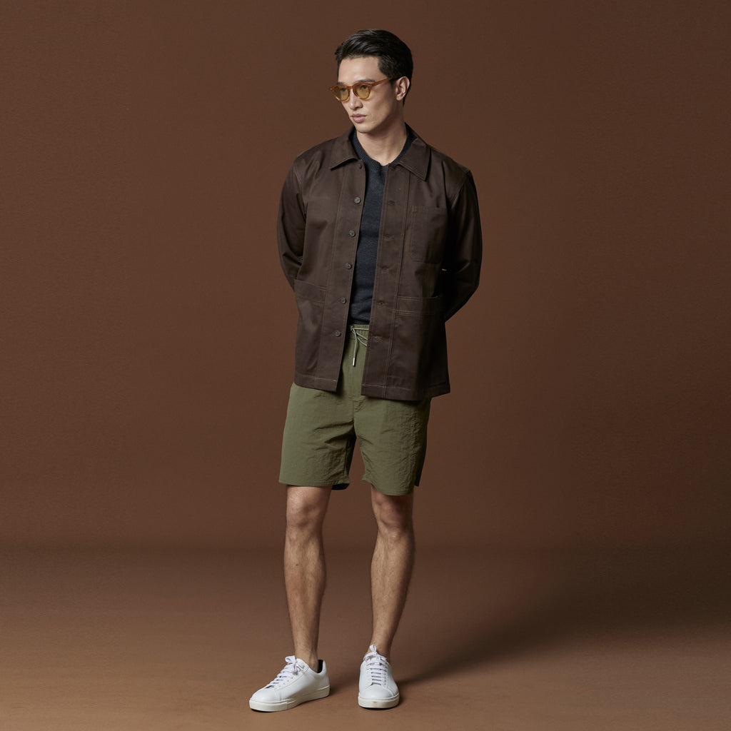 SHELBY KNIT TEE - DARK GREY