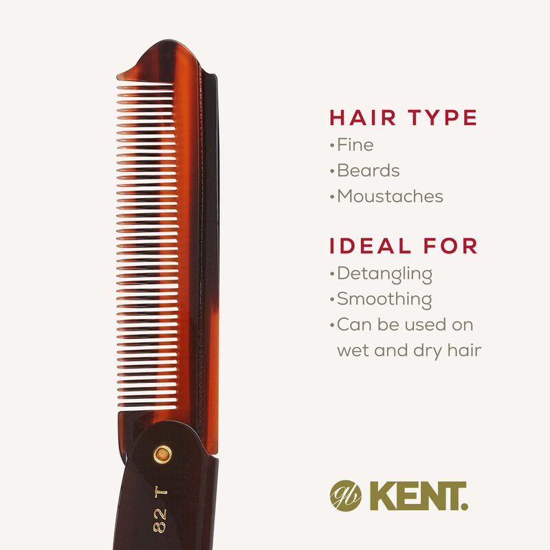 BROSH KENT - HANDMADE FOLDING COMB FINE HAIR