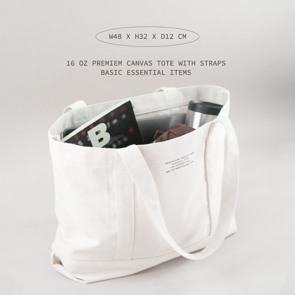 ESSENTIAL TOTE BAG - WHITE