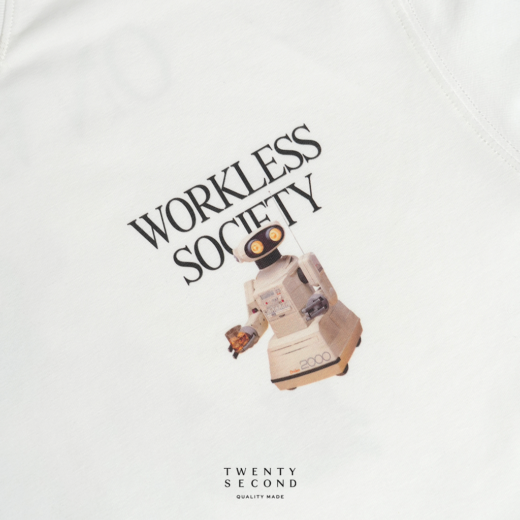 EVC AI IS WORKING TEE - WHITE