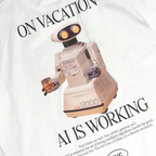 EVC AI IS WORKING TEE - WHITE