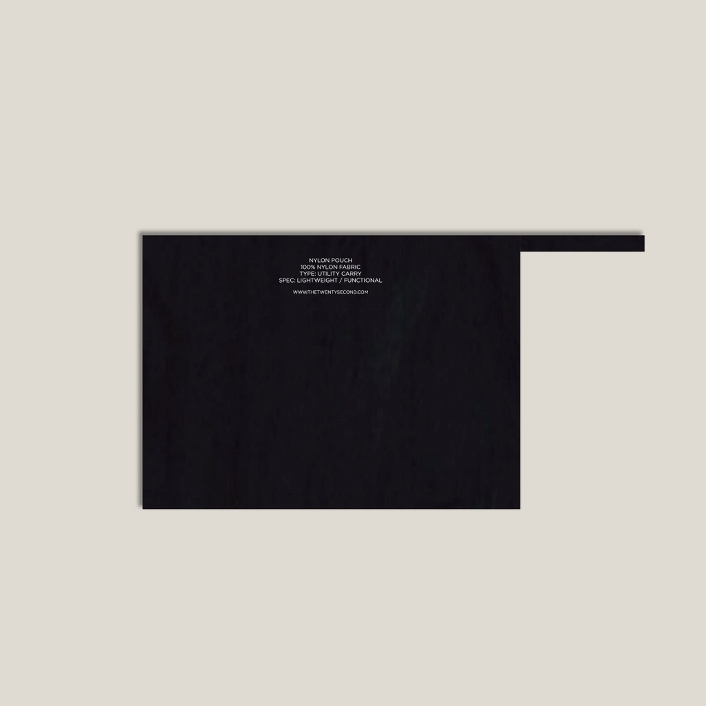 NYLON POUCH - BLACK