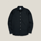 WRINKLE FREE SHIRT - BLACK (Slim Fit)