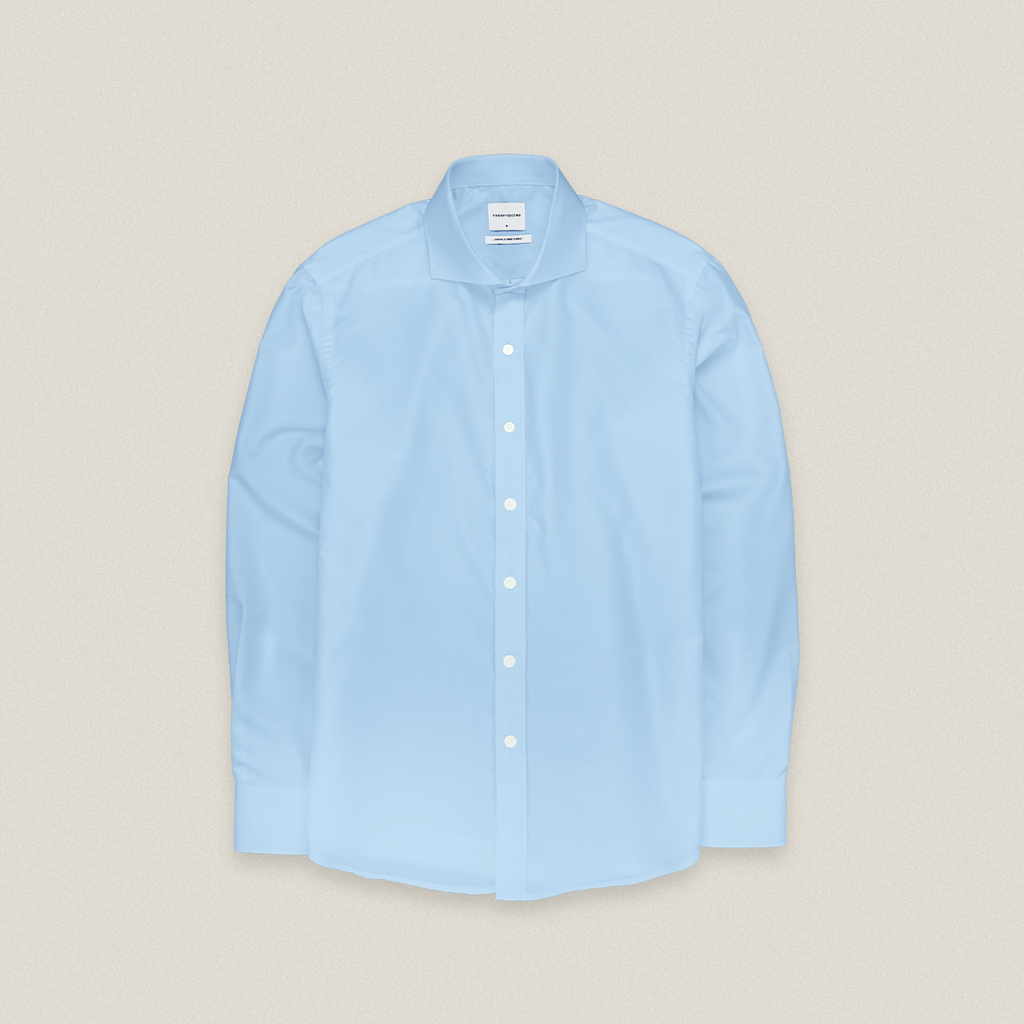 WRINKLE FREE SHIRT - BLUE (Slim Fit)