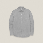 WRINKLE FREE SHIRT - STRIPE BLACK (Slim Fit)
