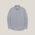 WRINKLE FREE SHIRT - STRIPE DARK BLUE (Slim Fit)