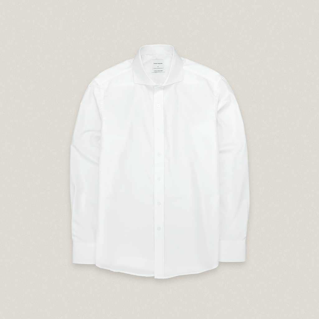 WRINKLE FREE SHIRT - WHITE (Slim Fit)