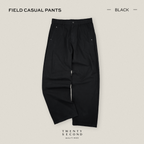 FIELD CASUAL PANTS - BLACK