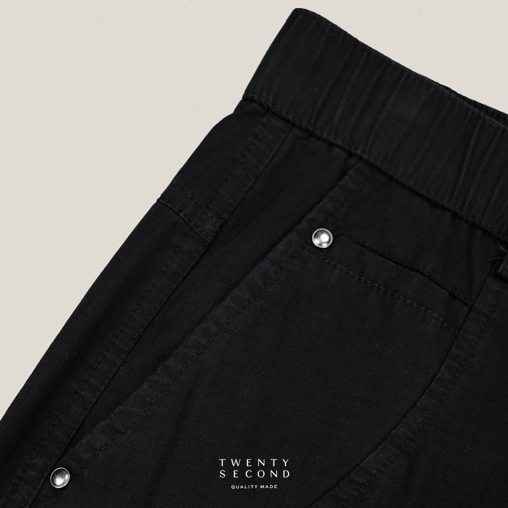 FIELD CASUAL PANTS - BLACK