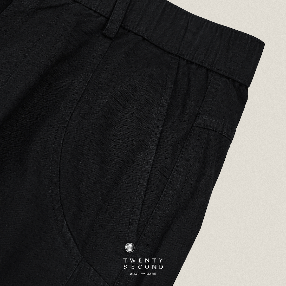 FIELD CASUAL PANTS - BLACK