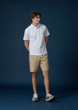 BRANT SHORT SLEEVE POLO TEE - WHITE