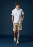 BRANT SHORT SLEEVE POLO TEE - WHITE