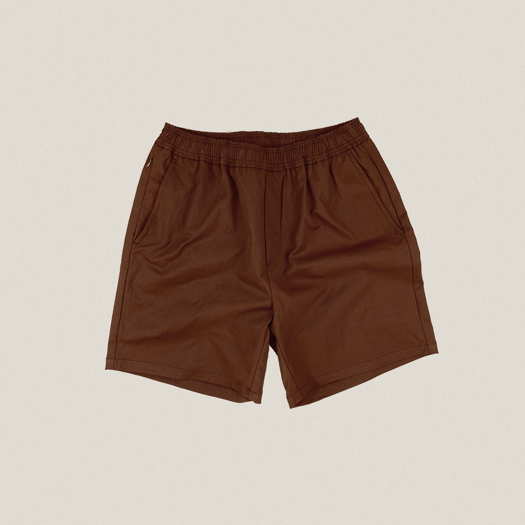 HARPER CASUAL SHORTS - BRICK