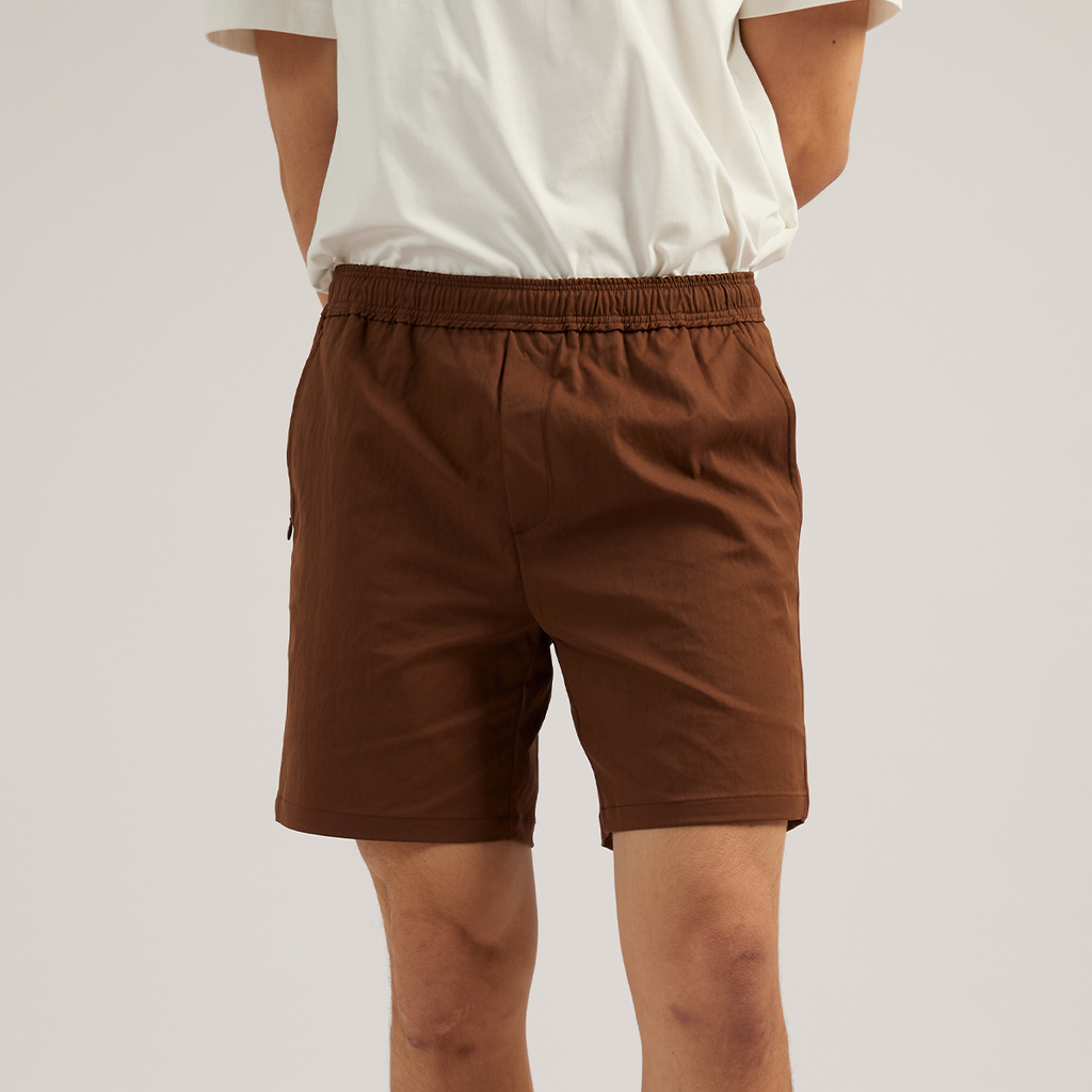 HARPER CASUAL SHORTS - BRICK