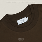 DOUBLE LAYER TEE - BROWN