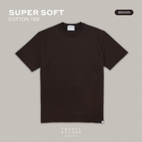 THE NEW SUPER SOFT COTTON TEE - BROWN