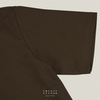 DOUBLE LAYER TEE - BROWN